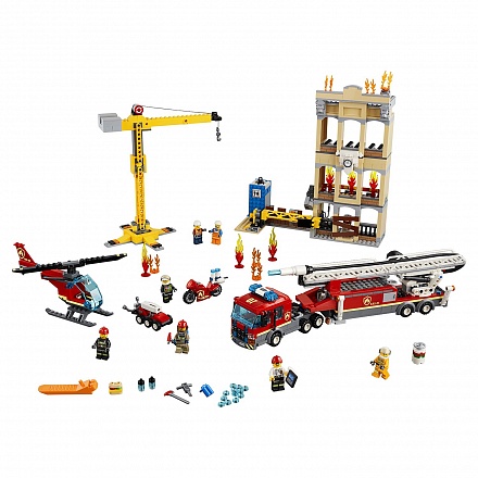 Конструктор из серии Lego City Fire - Центральная пожарная станция 